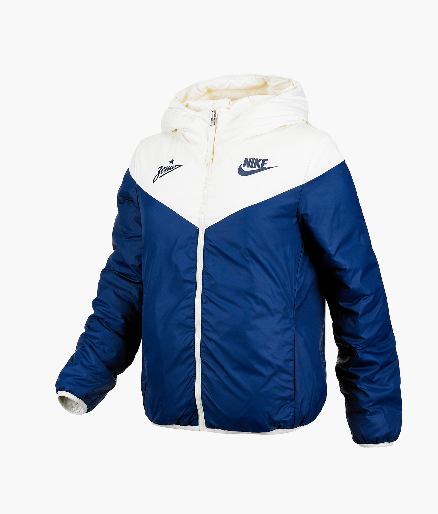 Пуховик женский двусторонний Nike Nike Цвет-Бело-Синий пуховик nike nike ni464emcmjj3