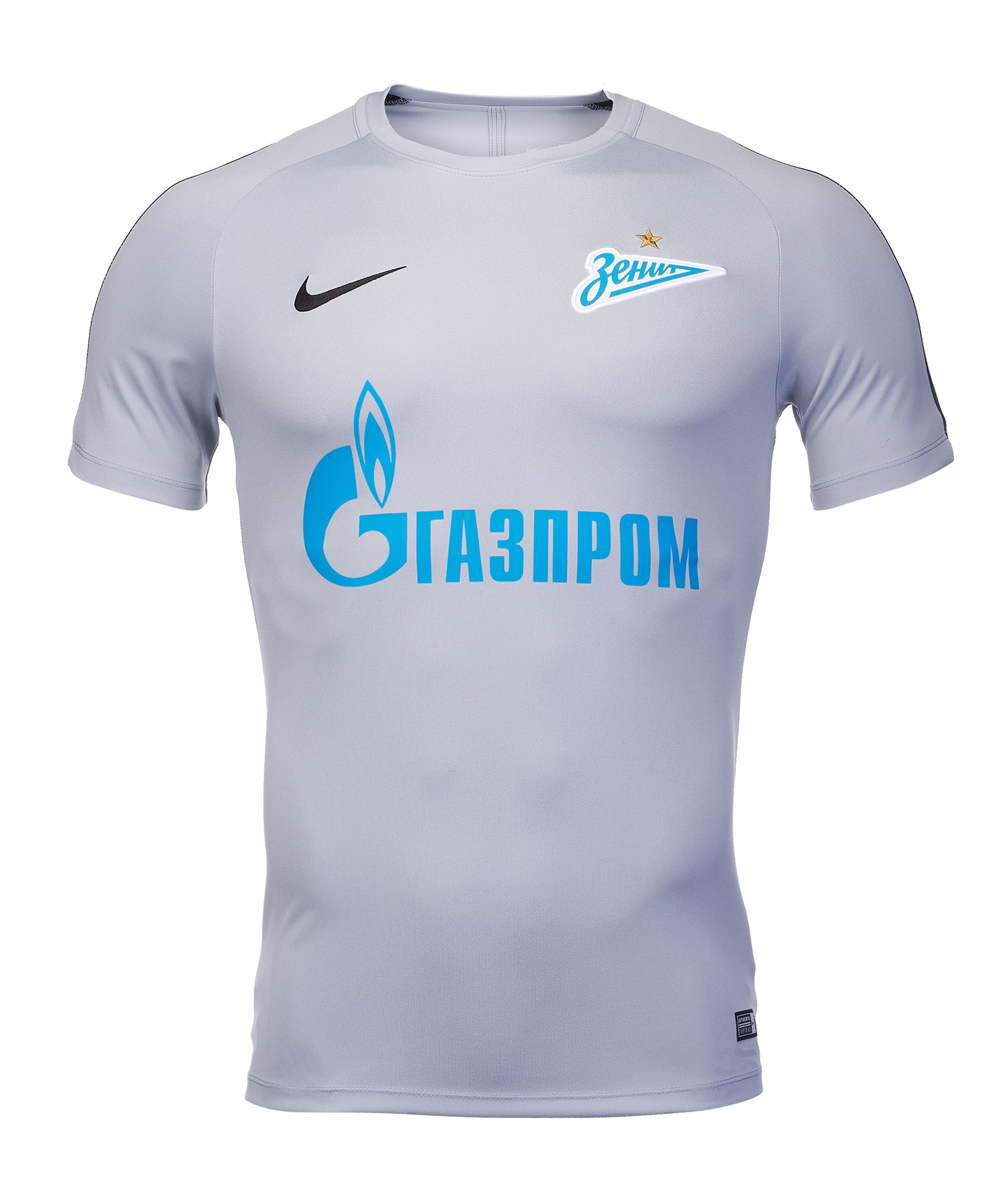 Футболка тренировочная Nike Zenit 2018/19 Nike Цвет-Серый